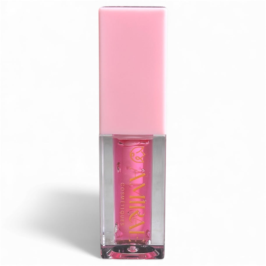 Bubble gum lip oil