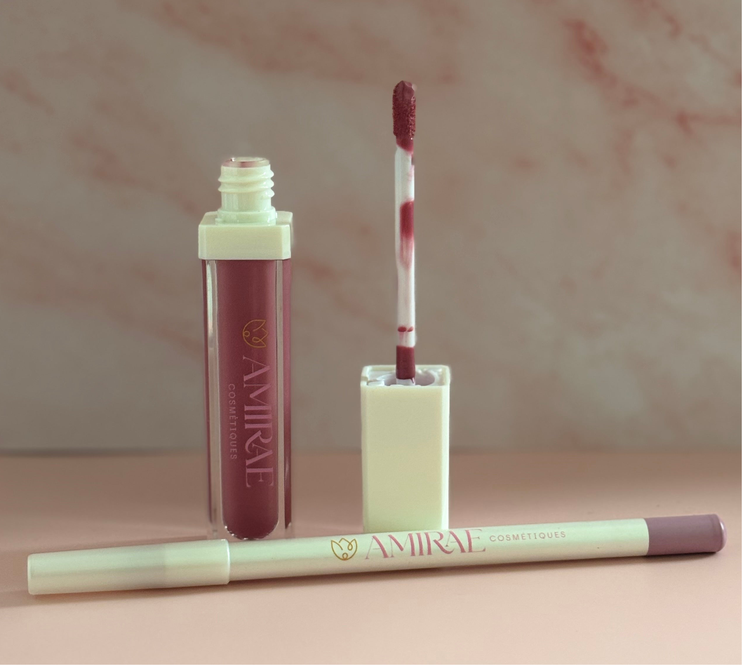 Mi Valentía matte lipstick + lip liner